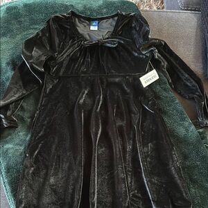 Old Navy Black Velvet Dress